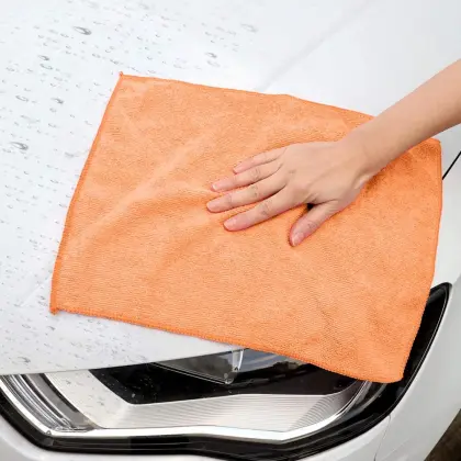80%Polyester Kitchen Towels Microfiber Cleaning Cloth