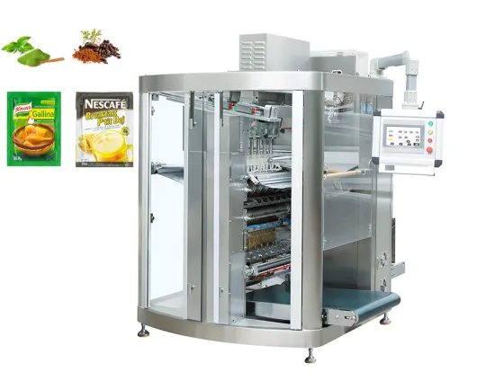 6 Lanes 4 Side Seal Powder Packaging Machine