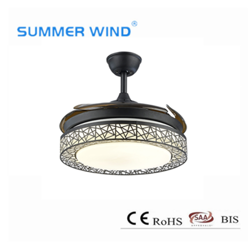 Indoor Invisible Ceiling Light With Retractable Fan