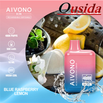Wholesale Price Disposable Vape 4000 Puffs Aivono Boxx