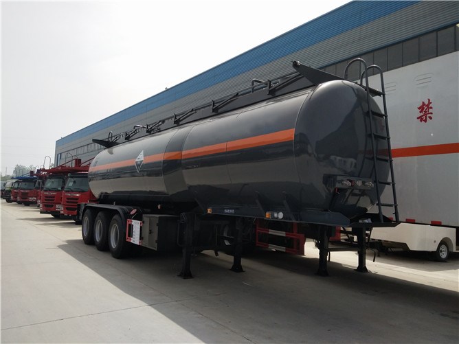 8000 Galoni 3 Axles HCl Trailers Usafirishaji