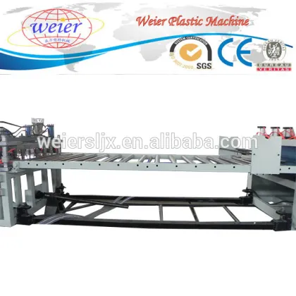 WPC crust foam board production line/ wpc foam board making machine/pvc wpc foam board