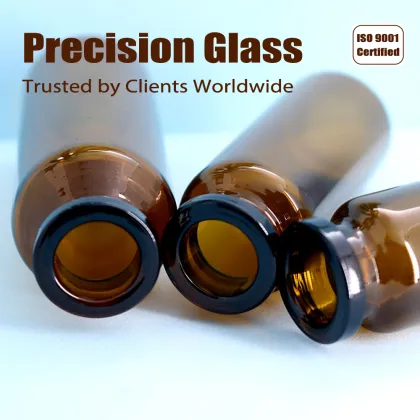 Gradient Amber Tubular Crimp Vial