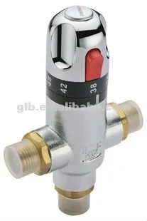 Brass temperature control valve for solar water heater