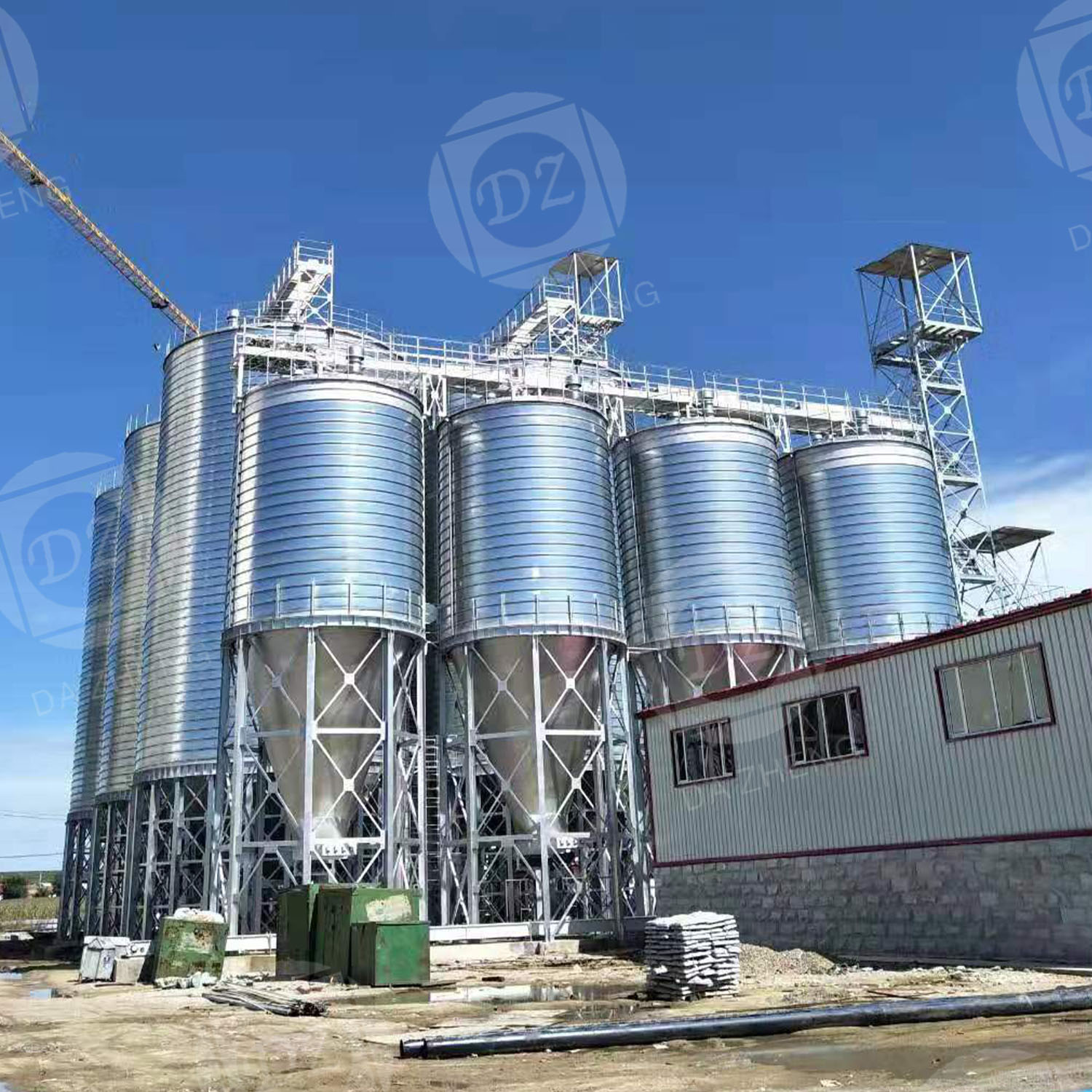 Livestock Farming Feed Silos