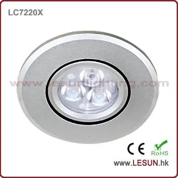 Cut hole 50mm 3W led jewelry cabinet light LC7220X