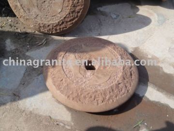 sandstone millstone carvings