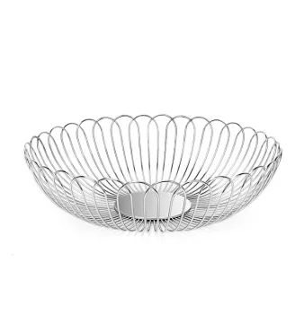 Stainless Steel Metal Wire Fruit-Vegetable Storage Basket