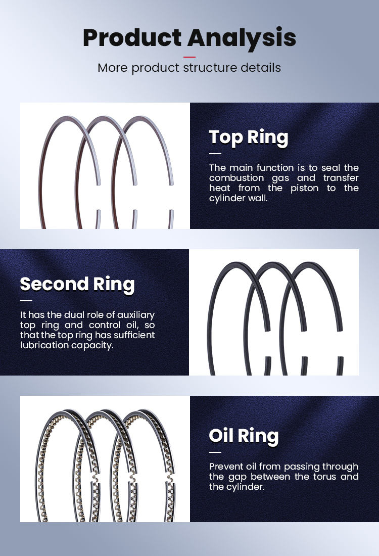 engine parts Piston Ring For SUZUKI
