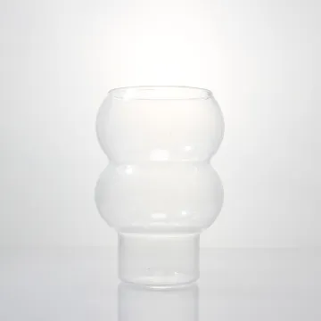 Transparent High Borosilicate Bubble Cocktail Wine Glass
