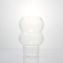 Transparent High Borosilicate Bubble Cocktail Wine Glass