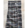 Men Casual Y/D Flannel Shirt