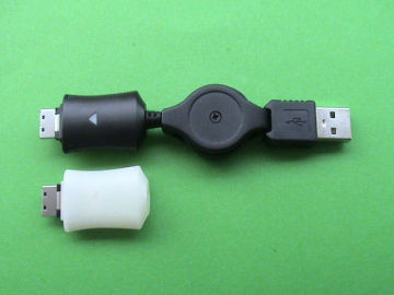 Micro 30 Pin Retractable 2 In 1 Universal Usb Charger Cable For Dvd Player
