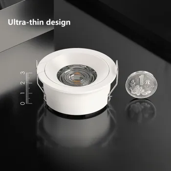 ALLWAY High-Quality Cob Die-Casting Aluminum Decorative Indoor Spot Lamp: Selecting from 5w, 9w, 12w, 15w LED Downlights