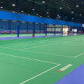 Pavimentazione sportiva in vinile: campo da badminton indoor