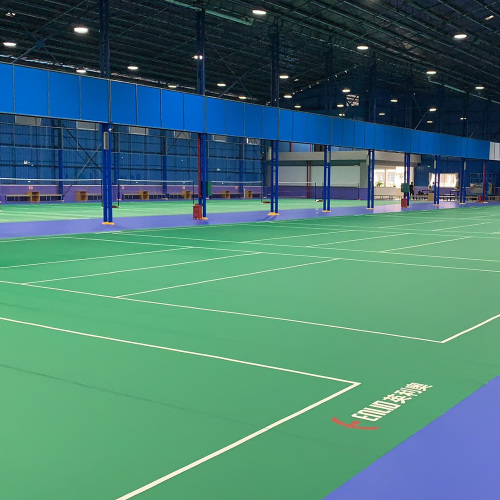 Vinyl Sportboden: Indoor Badminton Court