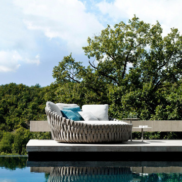SP-OS116: Garden Furniture Table Design for Beach Sunbeds and Outdoor Chaise Lounges