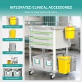 carros de suministros médicos con cajones