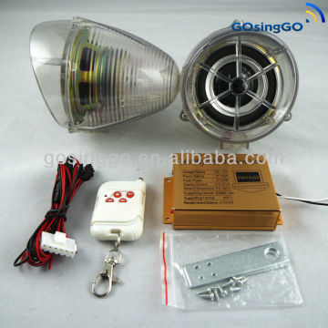 3 inch transparent with LED motor alarm