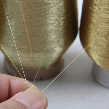 WEITIAN 100% Polyester Metallic Yarn for Embroidery and Sewing