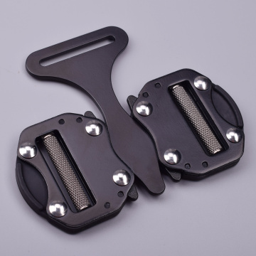 45mm Heavy Duty 300KG Metal Matt Black Color Three Side Adjustable Cobra Belt Buckle