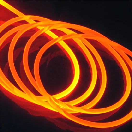 6mm Polymer Solid Core Side Glow Fibre Optic Cable for Pool and Facade Lighting