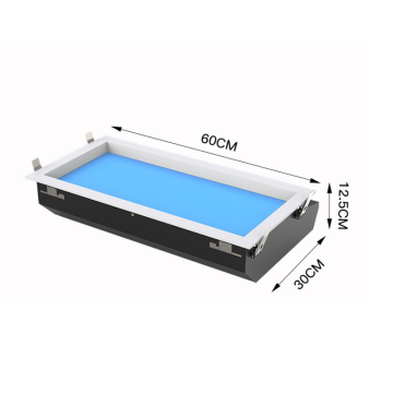 DGLUX Blue Sky Modern Simple Clear Natural Skylight Recessed Ceiling Light