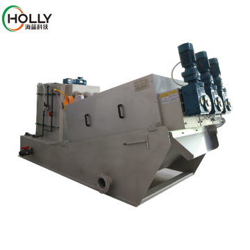 Screw Type Biological Sewage Sludge Dewatering Machine