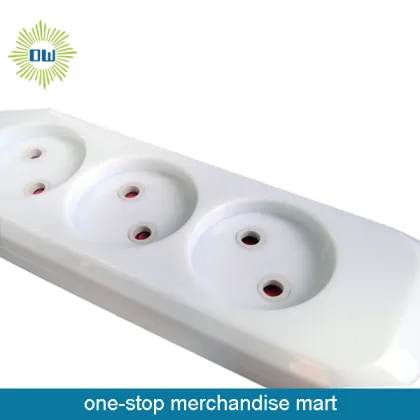 6 Way International Universal Power Socket Outlet