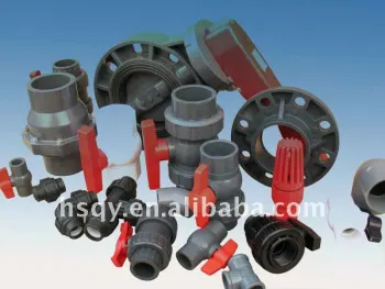 Plastic valve manufacturers of UPVC/PVC Plastic pipe fittings water supply valves