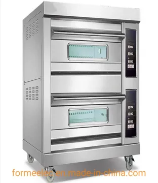 Bakery Machine Digital Layered Oven 2-Deck 4-Trays Electric Deck Oven