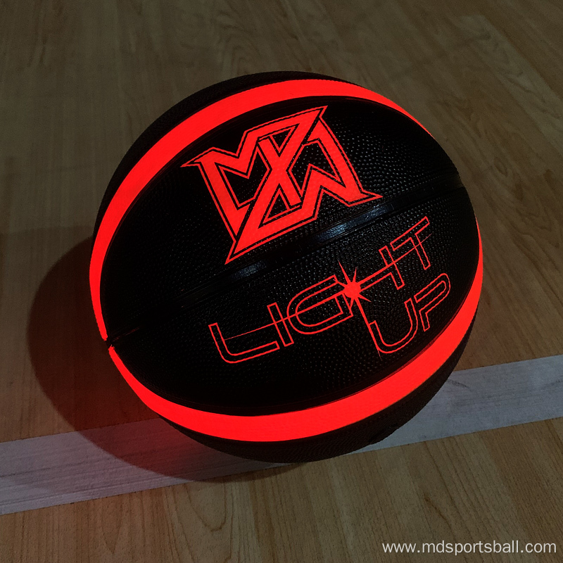 glowing basketball glow in the dark