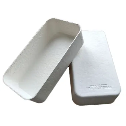 Cosmetics Skincare Packaging Box Molded Paper Pulp Box