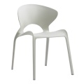 Chaises d'empileur en plastique sans bras