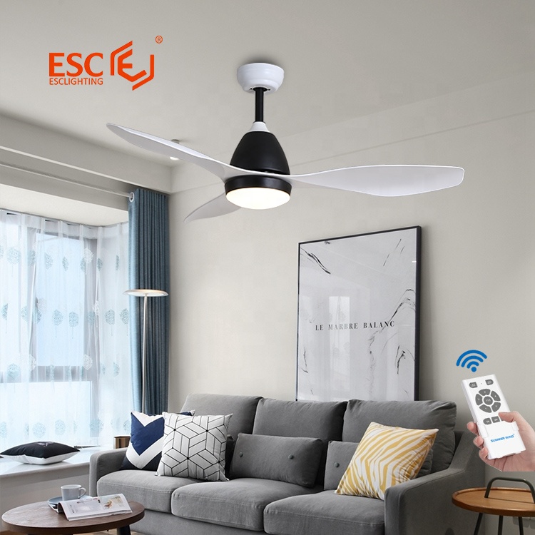 48 Inch Indoor ABS BladeCeiling Fan With Led