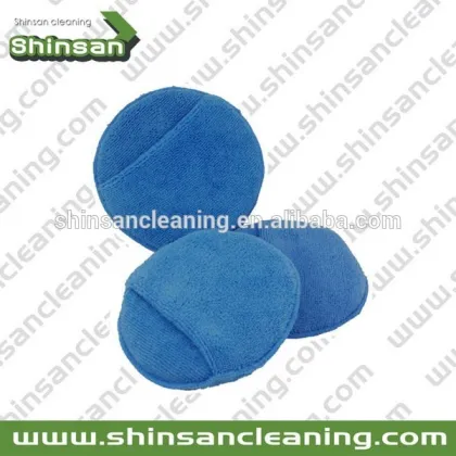 2016 Soft Microfiber car wax sponge/car polish sponge/wax applicator