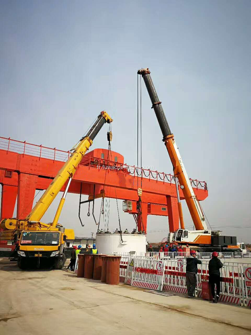 Grue télescopique sur chenilles à haut rendement