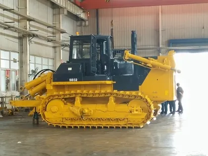 shantui bulldozer sd32 with 3-shank ripper earth moving machinery bulldozer