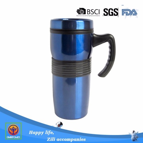 High Quality Stainless Steel Car Mug With Handle