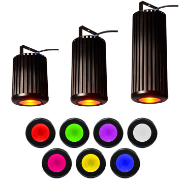 Church lighting decoration 90W 120W 250W RGBW LED COB Par pendant lights White Black Finish concert wedding Stage Studio light