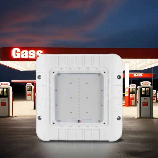 150W Waterproof ETL Approved LED Canopy Light for Parking Lots, Gas Stations with Anti-Explosion Feature