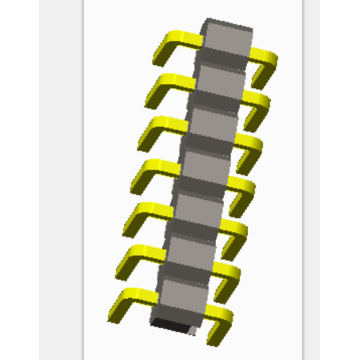 2,54 mm Stiftleiste einreihig U-Typ