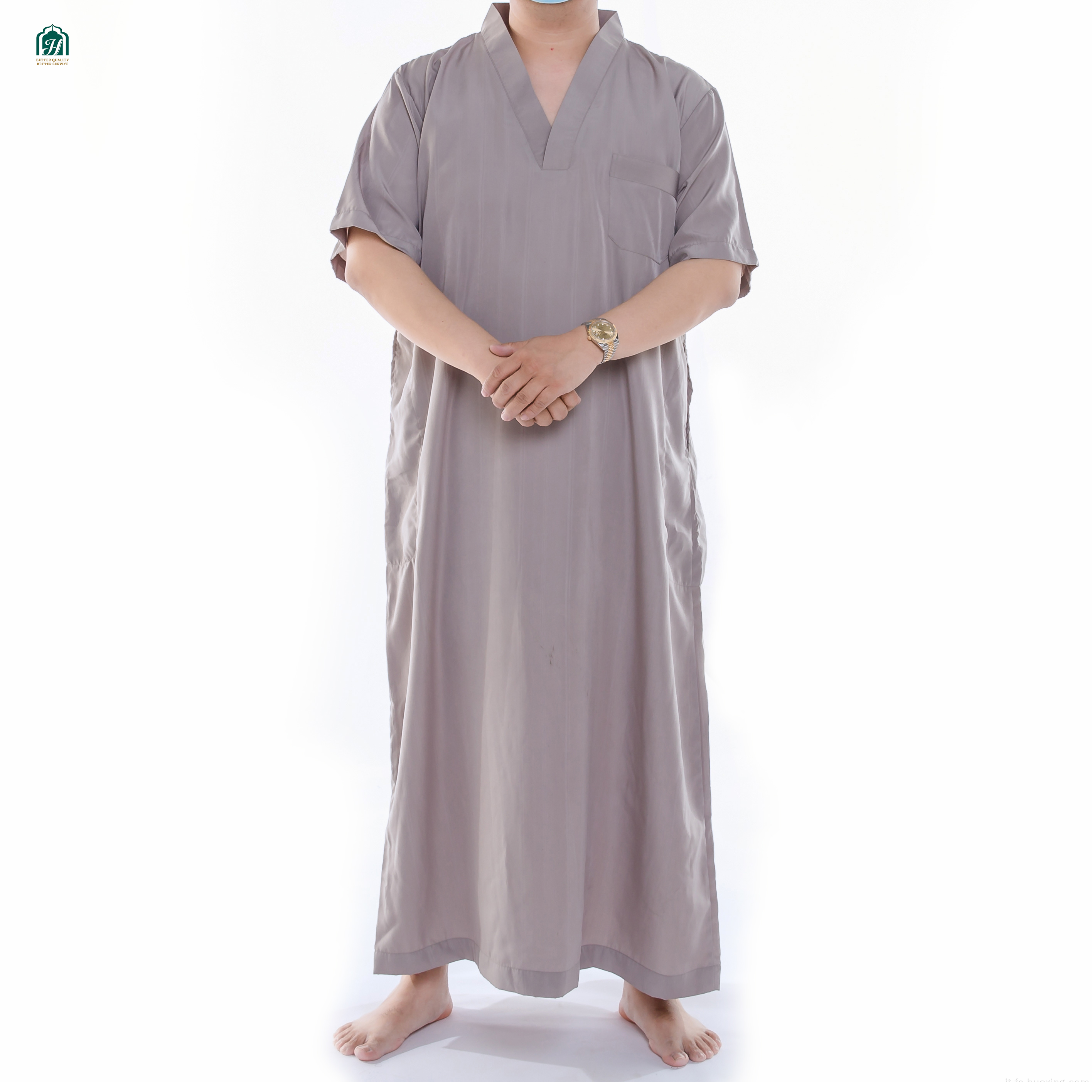 Thobe Thawb Robe Abaya per abiti islamici da uomo