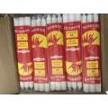 House hold larger white fluted candle