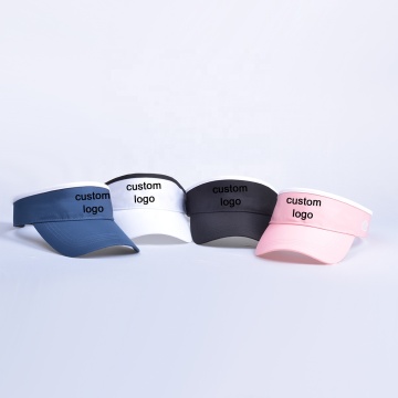 Custom Summer Beach Supervisor Necklacert Visor Cap - Adjustable Tennis Hat with Jewelry Embroidery
