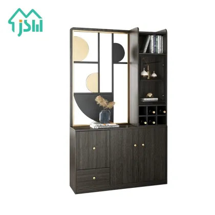 Modern Wooden Shoes Entrance Cabinet for Living Room