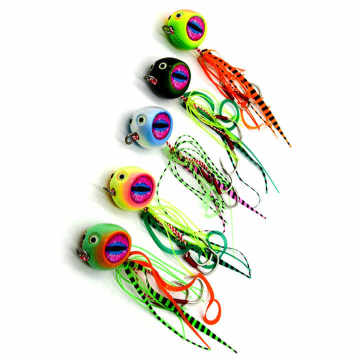 OEM 40G-200g Tenya Tai Rubber Kabura Slide Jig Snapper Zackenbarsch Seenzelle Metall Slow Jig Head mit Gummi-Rock-Jigging Lure