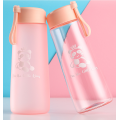 Portable PC material plastic sports bottle with lanyard