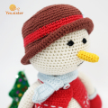 Baju salji buatan tangan Krismas Snowman Doll