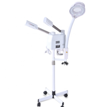 Hot Sell Vaporizer 3 in 1 Facial Steamer with Magnifying Light for Spa and Salon